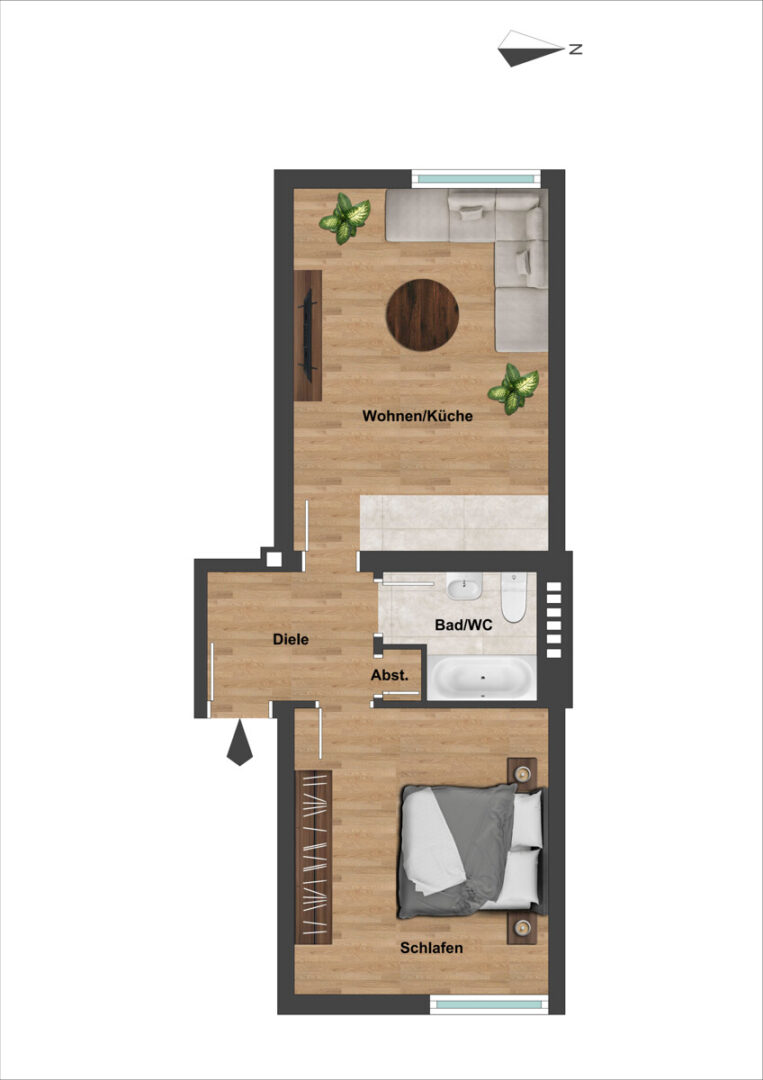 Wohnung Nr. 30 im EG