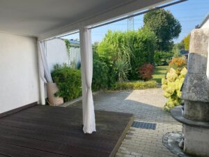 Gartenblick von Terrasse
